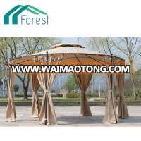 High Quality Chinese Round Hexagonal Wrought Iron Garden Outdoor Gazebo