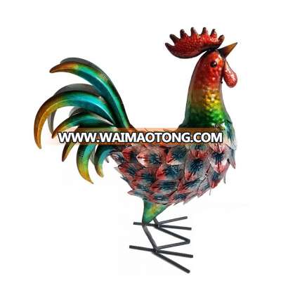 wholesale newest gardening metal animals iron rooster Garden Ornaments